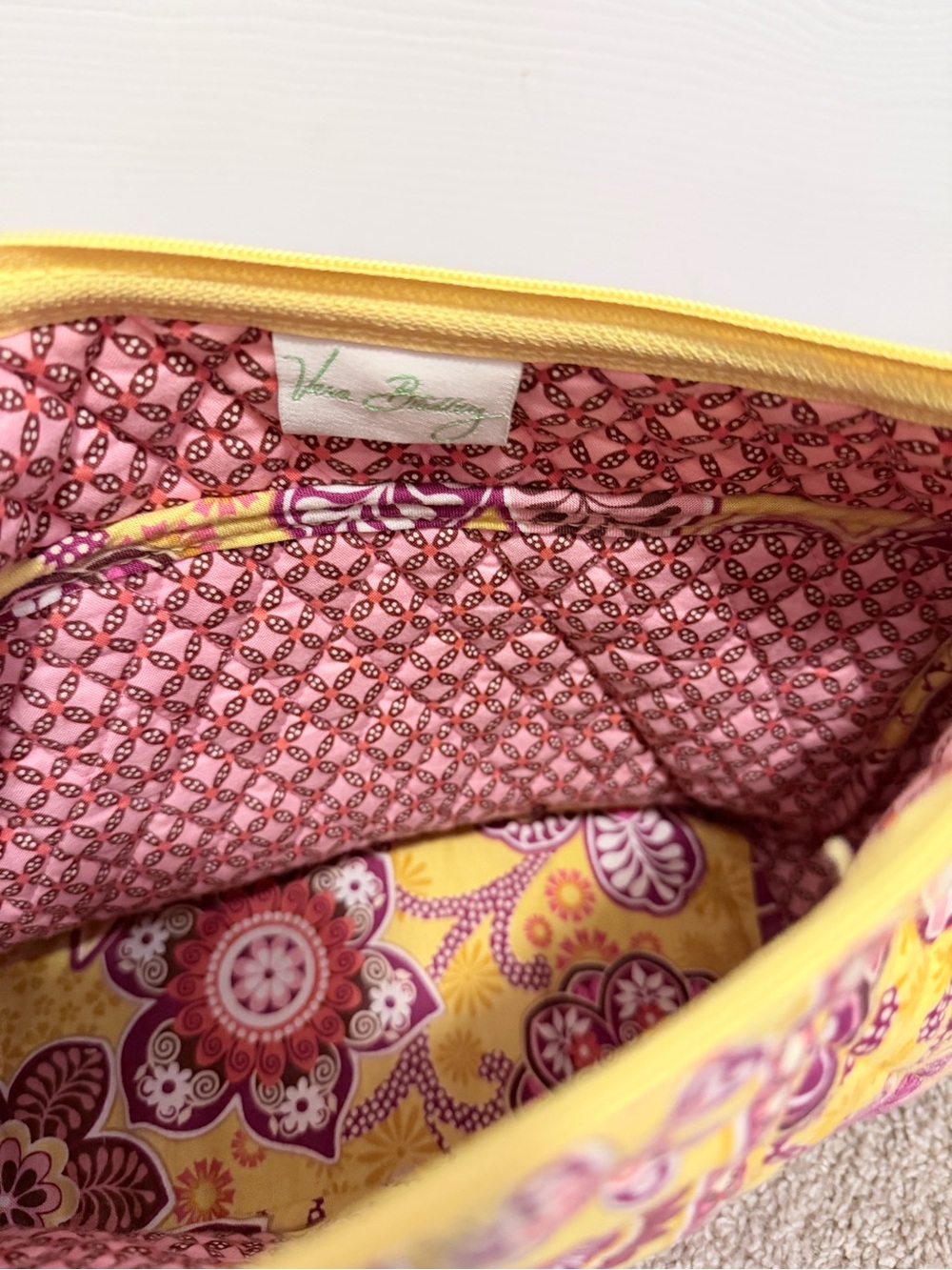 Vera Bradley Accessory Set Bali Gold Retired Pattern - Picture 11 of 13